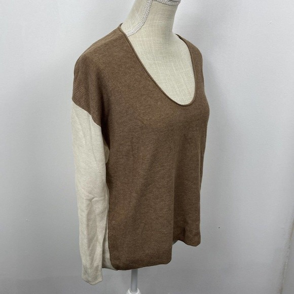 Madewell Kimball Pullover Sweater Knit Merino Wool Alpaca Womens Size S Tan NWT - Picture 9 of 12